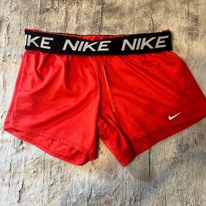 Nike fold over dri fit shorts